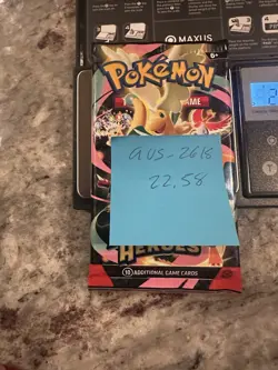 22.58 HEAVY -Pokemon Ascended Heroes Booster Pack -Possible GODU - Image 3