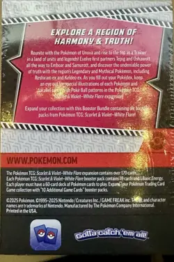Pokemon TCG Scarlet & Violet White Flare Booster Bundle Box 2025 - Image 4