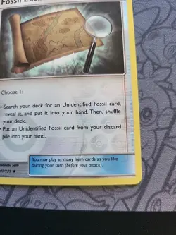 Pokemon: Fossil Excavation Map #107/131 Rev Holo SM Forbidden Light - LP+ -T177 - Image 5