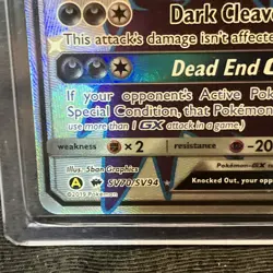 Darkrai GX SV70/SV94 Hidden Fates 2019 Shiny Vault Holo Pokemon Card TCG - Image 5