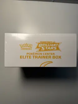 Pokemon TCG Sword & Shield Brilliant Stars Pokemon Center ETB/New Sealed - Image 4