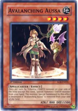 Avalanching Aussa - EOJ-EN026 - Common - Unlimited Edition - Heavily Played - Image 1