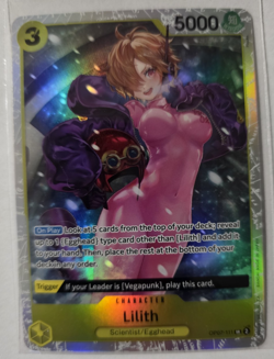 Lilith OP07-111 SR ONE PIECE Tcg Card Game NM Yellow - Image 1