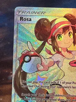 Pokemon TCG Rosa 236/236 Cosmic Eclipse Sun & Moon Full Art Ultra Rare Card Mint - Image 2