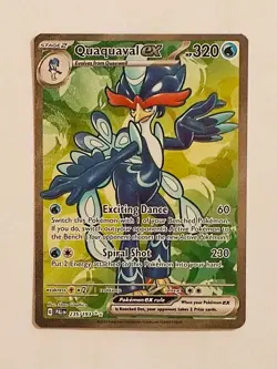 Pokemon TCG Quaquaval ex 235/193 - Full Art - Paldea Evolved Near Mint - Image 1