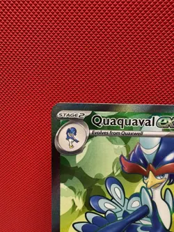 Quaquaval ex 235/193 NM/M SV02 Paldea Evolved Full Art Pokemon TCG #936 - Image 2
