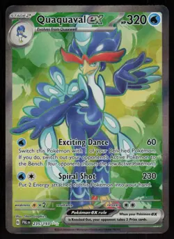 Quaquaval ex 235/193 Full Art: Paldea Evolved Pokemon TCG Near Mint - Image 1