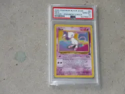 2000 POKEMON BLACK STAR MEW PROMO POKEMON LEAGUE GRADED CARD #8 PSA 10 POKEMON - Image 1