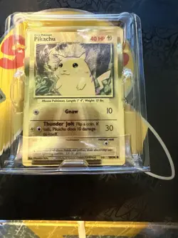 Pokemon Celebrations UPC Promo Cards Metal Charizard Metal Pikachu & Gold Cards - Image 5
