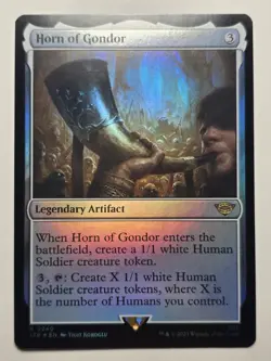 Horn of Gondor (Foil) LTR-0240 Lord of the Rings Tales Middle Earth NM+ mtg card - Image 1