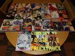 LOT of 24 English Manga Love is War Naruto Demon Slayer Crazy Food Truck Pokemon - Image 1
