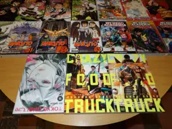 LOT of 24 English Manga Love is War Naruto Demon Slayer Crazy Food Truck Pokemon - Image 2