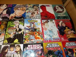 LOT of 24 English Manga Love is War Naruto Demon Slayer Crazy Food Truck Pokemon - Image 5