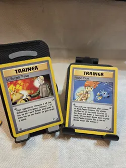 Vintage Pokemon Trainer Lot Of 24 Cards, Mr. Fuji, Misty, Professor Elm, Blaine - Image 5