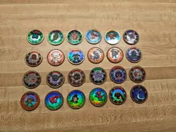 Pokemon Battling Coin Game Lot of 24 No Duplicates - Image 1
