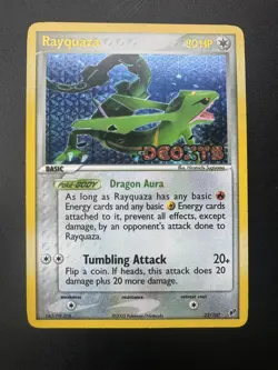 Pokemon Card TCG - Rayquaza ex Deoxys 22/107 Reverse Holo STAMPED (2005) - Image 1