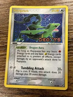 Pokemon Card TCG - Rayquaza ex Deoxys 22/107 Reverse Holo STAMPED (2005) - Image 1