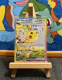 Pikachu ex 238/191 Sv08: Surging Sparks Holo Ultra Rare Pokemon TCG Near Mint - Image 1