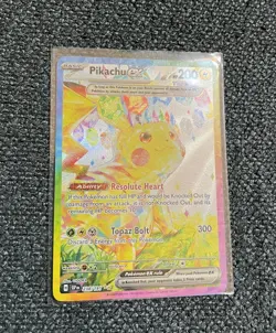 Pikachu ex 238/191 Sv08: Surging Sparks Holo Ultra Rare Pokemon TCG Near Mint - Image 3