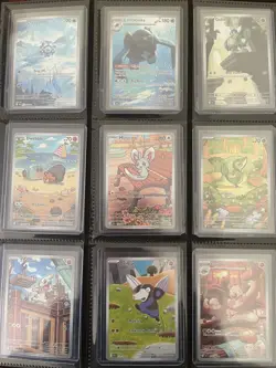 Pokemon TCG S&V & Mega Evo Illustration Rare Lot NM Collection - 162 Cards!!! - Image 3