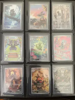 Pokemon TCG S&V & Mega Evo Illustration Rare Lot NM Collection - 162 Cards!!! - Image 5
