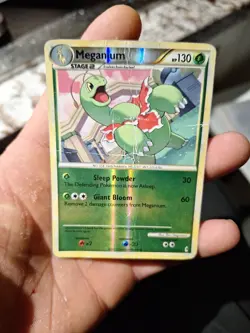 Meganium 27/95 Call of Legends Reverse Holo Pokemon Card TCG DAMAGED - Image 1