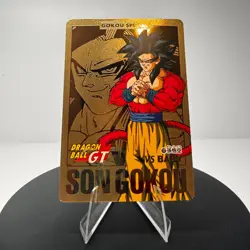 Dragon Ball GT Carddass Son Gokou Special - GOLD CARD - Super Saiyan 4 - Image 1