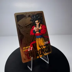Dragon Ball GT Carddass Son Gokou Special - GOLD CARD - Super Saiyan 4 - Image 3