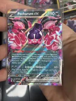 Pokemon TCG Shrouded Fable - Pecharunt ex 39/64 Ultra Rare Holo - Image 1