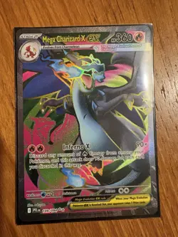 Pokemon TCG - Mega Charizard X ex 109/094 - Ultra Rare Phantasmal Flames - Image 1