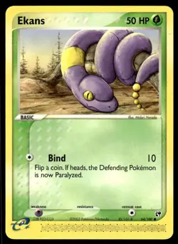 Pokemon TCG Sandstorm #64/100 Ekans LP - Image 1