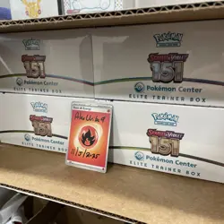 1 ETB from CASE FRESH Pokemon 151 Pokemon Center Elite Trainer Box Case - Image 2