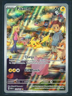 Pikachu 173/165 IR Illustration Rare Holo Pokemon 2023 S&V 151 NM English - Image 1
