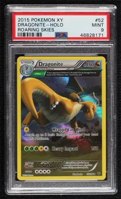 Dragonite Holo Pokemon XY Roaring Skies PSA 9 MINT - Image 1