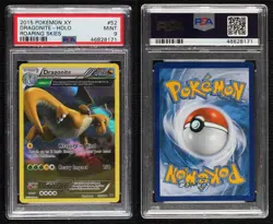 Dragonite Holo Pokemon XY Roaring Skies PSA 9 MINT - Image 3