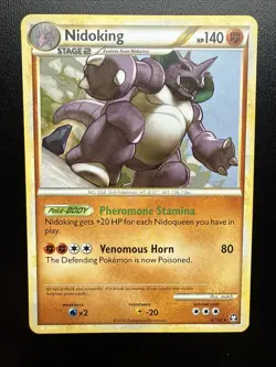 FREE SHIPPING Pokemon TCG Nidoking Triumphant 6/102 Regular Rare Non Holo - Image 1