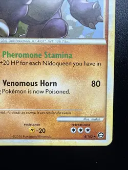 FREE SHIPPING Pokemon TCG Nidoking Triumphant 6/102 Regular Rare Non Holo - Image 4