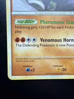 FREE SHIPPING Pokemon TCG Nidoking Triumphant 6/102 Regular Rare Non Holo - Image 5