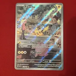 Pokemon SV 151 Mew En Pikachu Illustration Rare Full Art 173/165 - Image 3