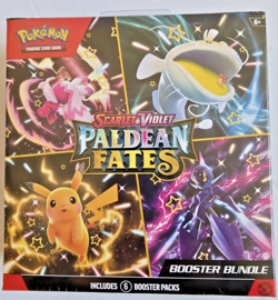POKEMON TCG SCARLET & VIOLET PALDEAN FATES BOOSTER BUNDLE 6 PACKS SEALED NEW - Image 1