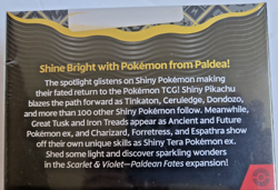 POKEMON TCG SCARLET & VIOLET PALDEAN FATES BOOSTER BUNDLE 6 PACKS SEALED NEW - Image 3