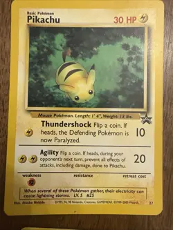 Dragonite Pikachu Articuno Meowth Vintage Pokemon WotC Black Star Promo Lot Of 7 - Image 4