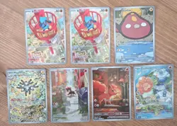 Lot of (7) 2024-2025 Pokemon Illustration Rares & Black Star Promos - NM - Image 1