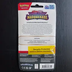 Pokemon TCG Scarlet & Violet Twilight Masquerade Single Pack Blister Pupitar - Image 2