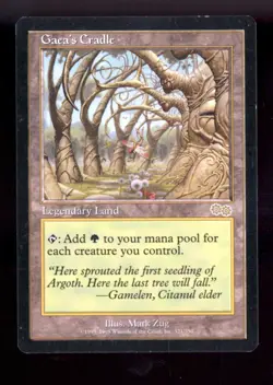 Magic MTG Urza's Saga Gaea's Cradle LIGHTLY PLAYED LP *311 - Image 1