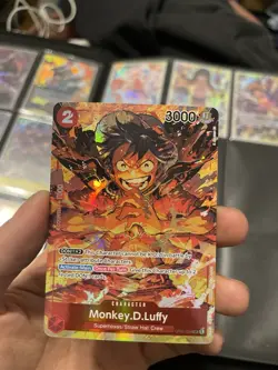 One Piece CCG Roronoa Zoro Pre-Release Winner Promo And Luffy Op01-024 AA Art - Image 3