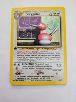 Pokemon Porygon2 TCG Neo Revelation Holo Rare Card 12/64 1st Edition NM - Image 1