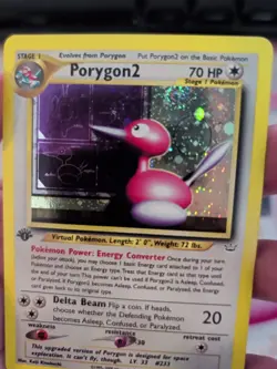 Pokemon Porygon2 TCG Neo Revelation Holo Rare Card 12/64 1st Edition NM - Image 2