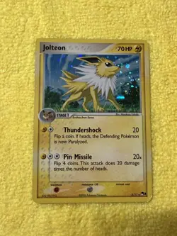 Jolteon 3/17 Pop Series 3 LP+ Holo Rare English Pokemon Holofoil TCG Card - Image 1