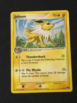 2006 Jolteon 3/17 POP Series 3 Holo Rare English Pokemon Holofoil TCG Card NM/LP - Image 1
